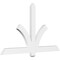 Ekena Millwork Redmond Architectural Grade PVC Gable Bracket, 60"W x 35"H x 2"D x 4"F, 14/12 Pitch GBP060X35X0204RED00 - alternate 1